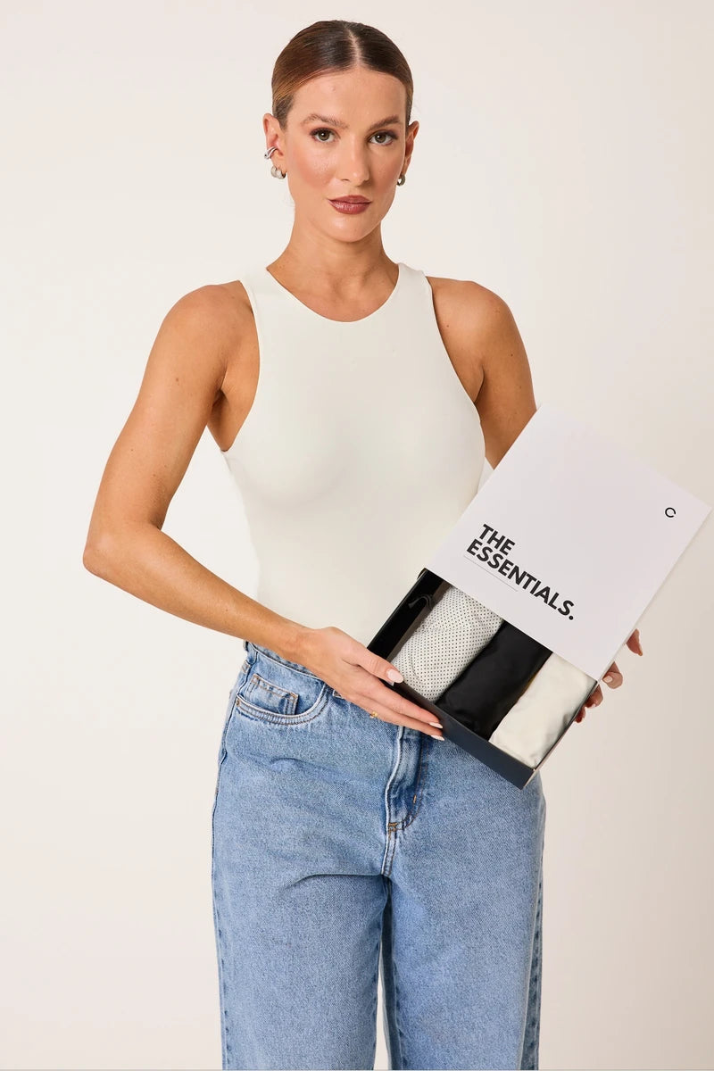 Kit 3 Bodies Regata Cavada Second Skin