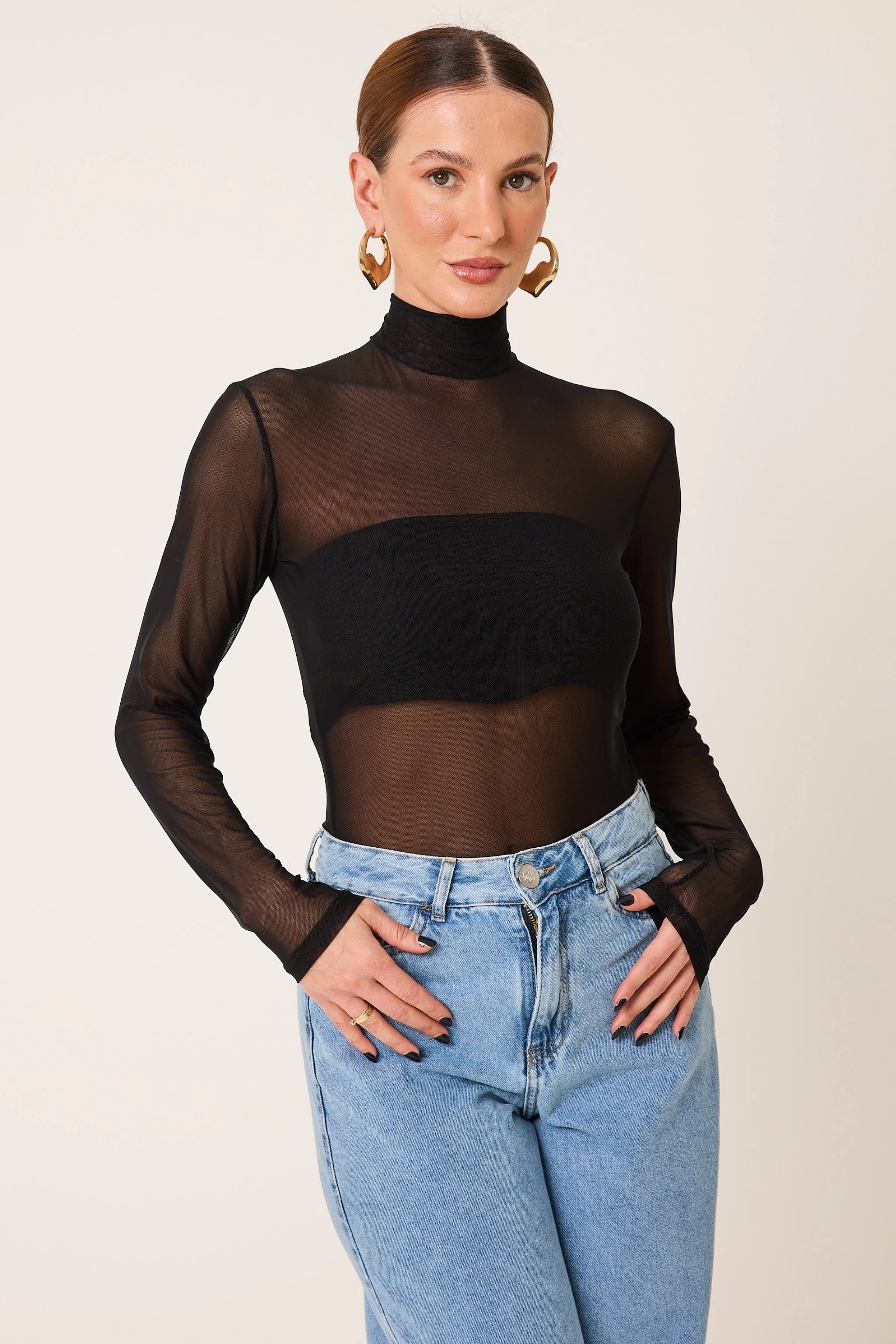 Kit 3 Bodies Tule Gola Alta Second Skin – Tule